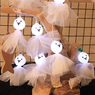 Halloween lyskæde med hvidt lys- 20 LED